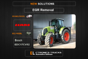 EGR Off Claas Bosch EDC17CV52 Electronics Trucks Automotive Software