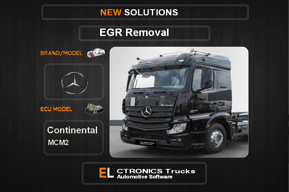 EGR Off Mercedes-Truck Continental MCM2 Electronics Trucks Automotive Software