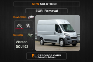 EGR Off Peugeot-Citroen Visteon DCU102 Electronics Cars Automotive Software