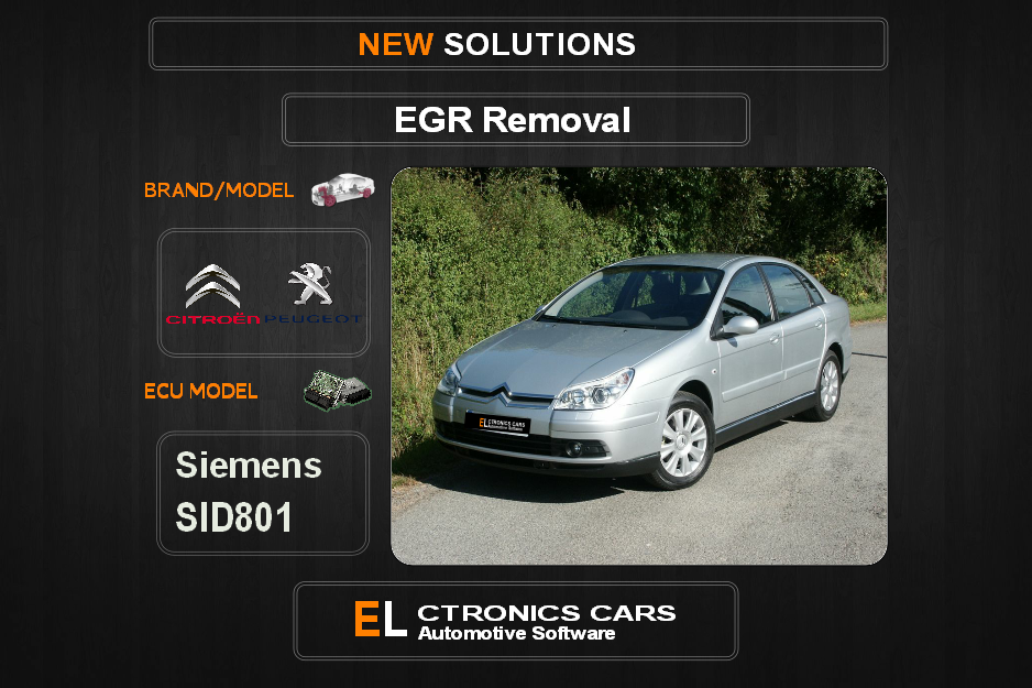 EGR Off Peugeot-Citroen Siemens SID801 Electronics Cars Automotive Software