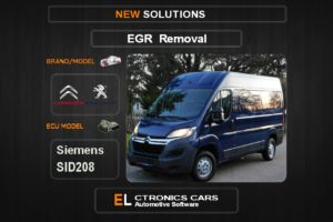 EGR Off Peugeot-Citroen Siemens SID208 Electronics Cars Automotive Software