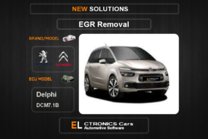 EGR Off Peugeot-Citroen Delphi DCM7.1B Electronics Cars Automotive Software