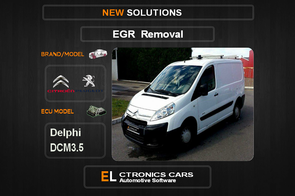 EGR Off Peugeot-Citroen Delphi DCM3.5 Electronics Cars Automotive Software