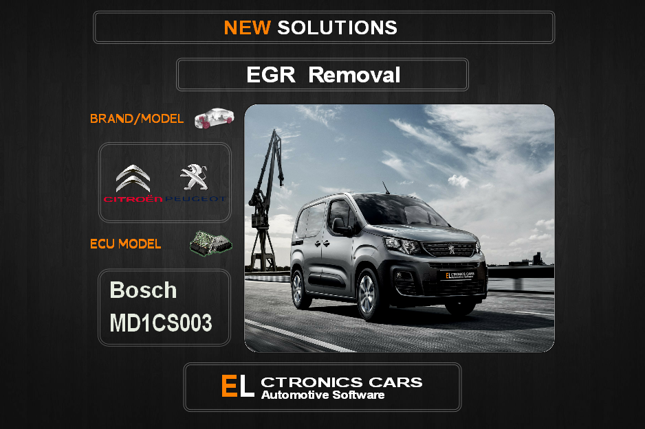 EGR Off Peugeot-Citroen Bosch MD1CS003 Electronics Cars Automotive Software