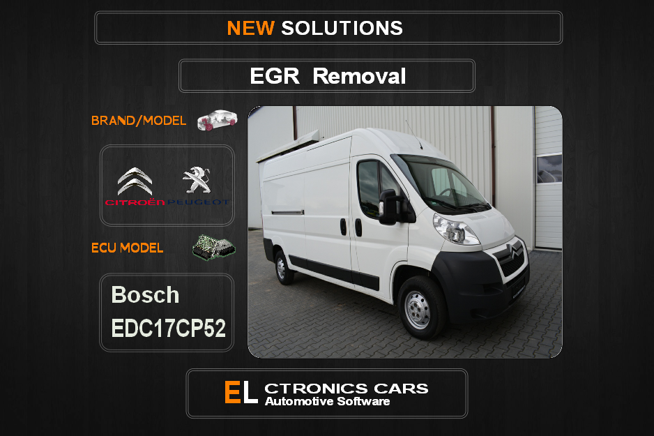 EGR Off Peugeot-Citroen Bosch EDC17CP52 Electronics Cars Automotive Software