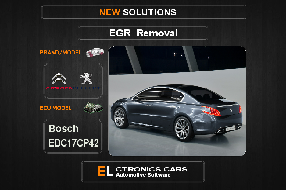EGR Off Peugeot-Citroen Bosch EDC17CP42 Electronics Cars Automotive Software
