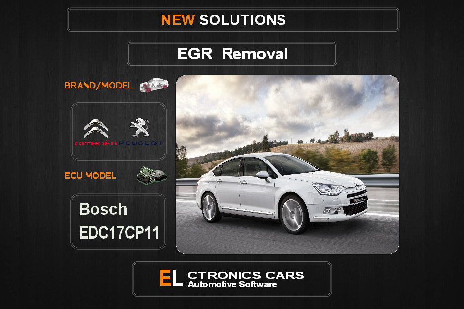 EGR Off Peugeot-Citroen Bosch EDC17CP11 Electronics Cars Automotive Software