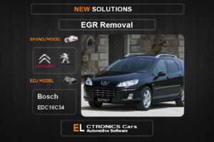 EGR Off Peugeot-Citroen Bosch EDC16C34 Electronics Cars Automotive Software