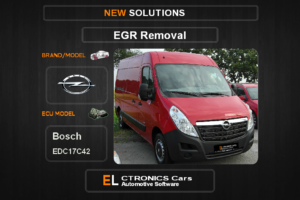 EGR Off GM-Opel Bosch EDC17C42 Electronics Cars Automotive Software