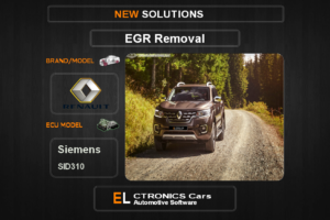 EGR Off Renault-Dacia Siemens SID310 Electronics Cars Automotive Software