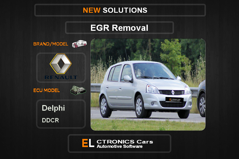 EGR Off Renault-Dacia Delphi DDCR Electronics Cars Automotive Software