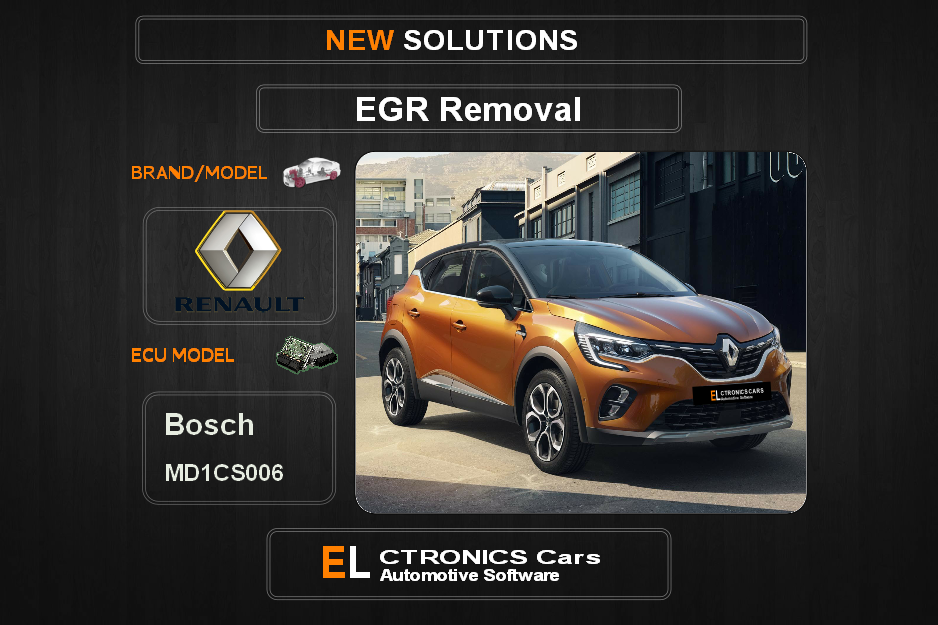 EGR Off Renault-Dacia Bosch MD1CS006 Electronics Cars Automotive Software