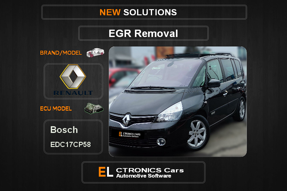 EGR Off Renault-Dacia Bosch EDC17CP58 Electronics Cars Automotive Software