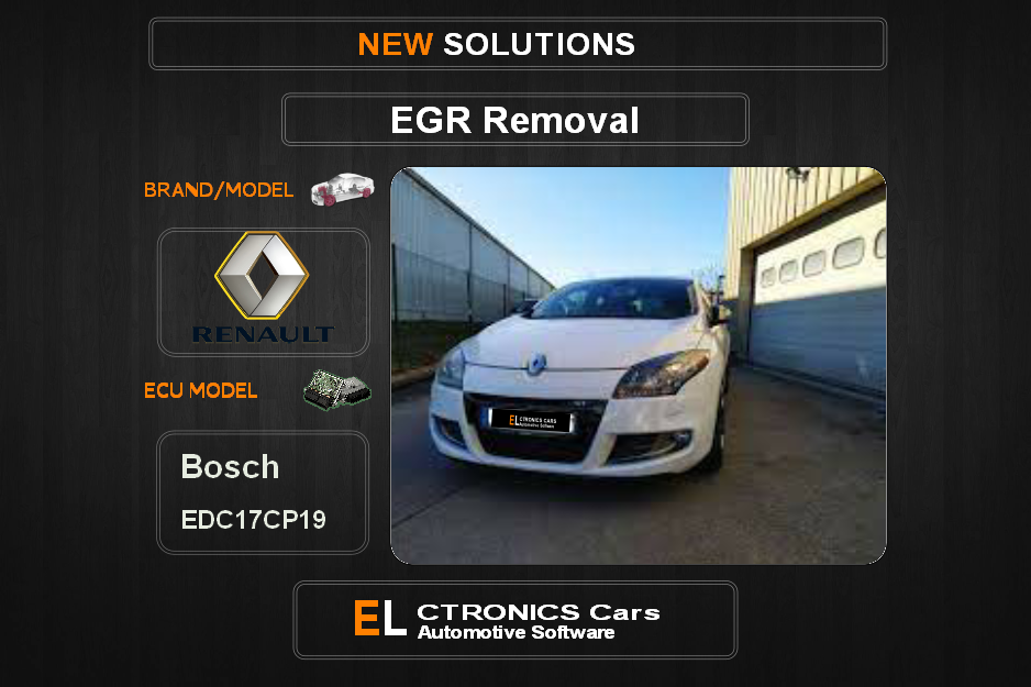 EGR Off Renault-Dacia Bosch EDC17CP19 Electronics Cars Automotive Software