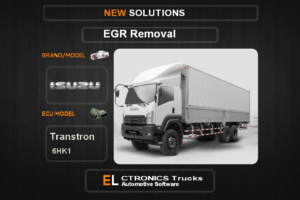 EGR Off Isuzu-Truck Transtron 6HK1 Electronics Trucks Automotive Software