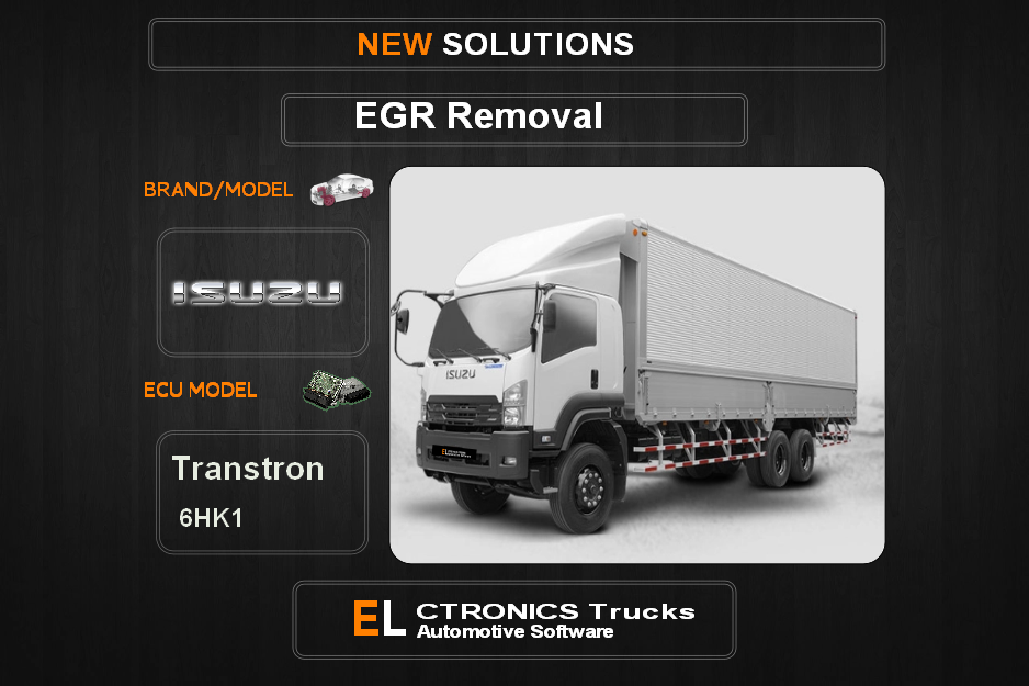 EGR Off Isuzu-Truck Transtron 6HK1 Electronics Trucks Automotive Software
