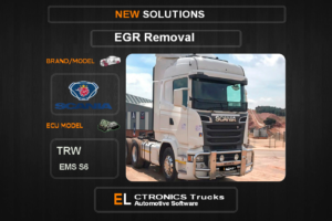 EGR Off Scania-Truck EMS S6 Electronics Trucks Automotive Software