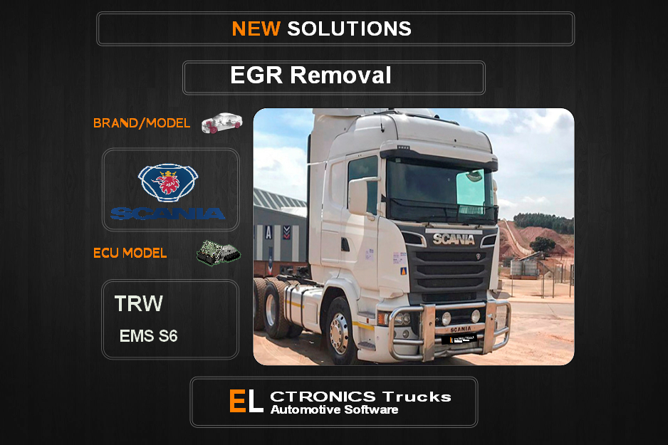 EGR Off Scania-Truck EMS S6 Electronics Trucks Automotive Software