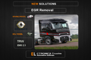 EGR Off Renault-Truck TRW EMS2.3 Electronics Trucks Automotive Software
