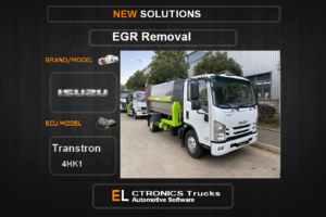 EGR Off Isuzu-Truck Transtron 4HK1 Electronics Trucks Automotive Software