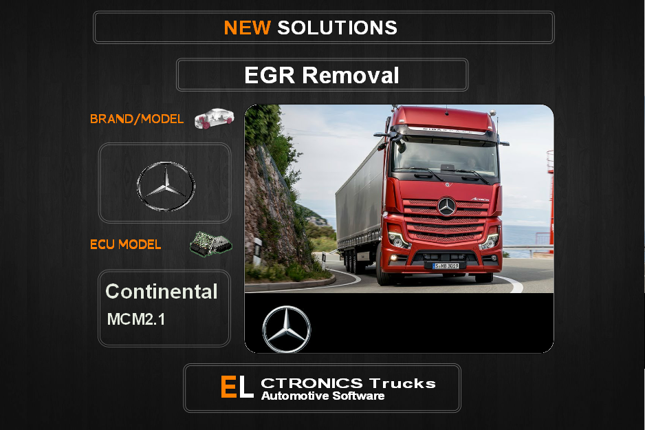 EGR Off Mercedes-Truck Continental MCM2.1 Electronics Trucks Automotive Software