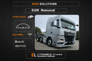 EGR Off Man-Truck Bosch EDC7C32 Electronics Trucks Automotive Software