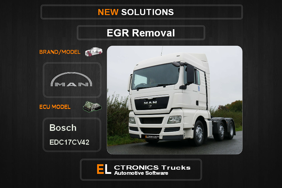 EGR Off Man-Truck Bosch EDC17CV42 Electronics Trucks Automotive Software
