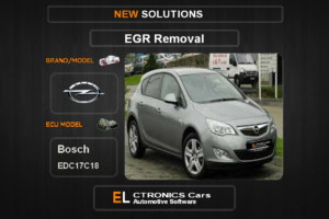 EGR Off GM-Opel Bosch EDC17C18 Electronics Cars Automotive Software