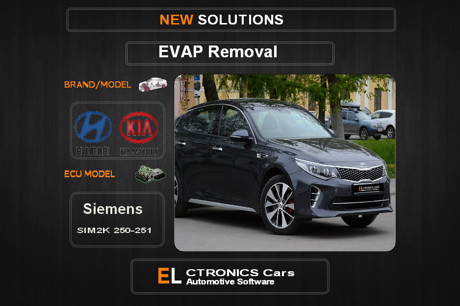 Evap OFF kia-hyundai Siemens SIM2K-250-251 Electronics cars Automotive software