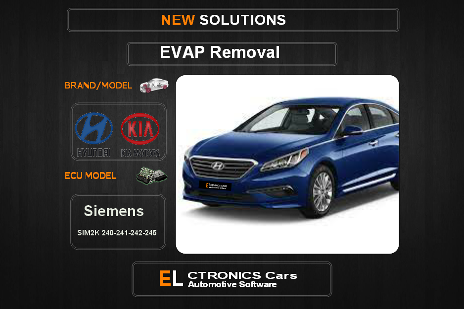 Evap OFF kia-hyundai Siemens SIM2K-240-241 Electronics cars Automotive software