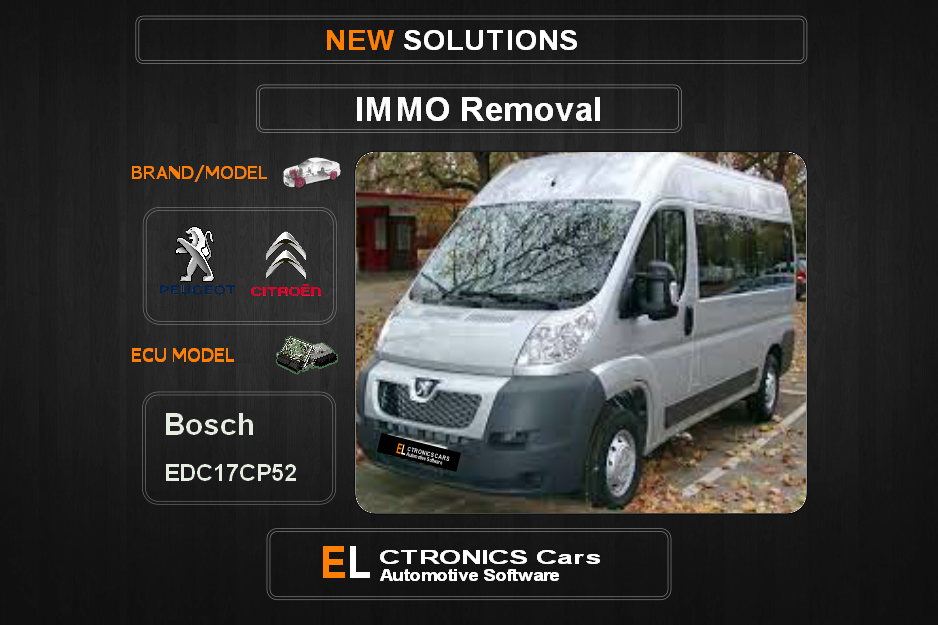 IMMO Off Peugeot-Citroen Bosch EDC17CP52 Electronics Cars Automotive Software