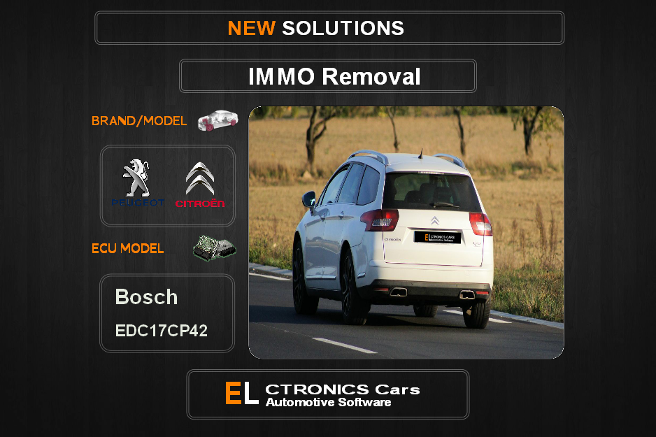 IMMO Off Peugeot-Citroen Bosch EDC17CP42 Electronics Cars Automotive Software