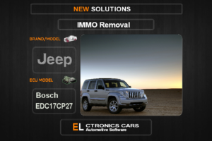 IMMO Off GM-Opel Bosch EDC17CP27 Electronics Cars Automotive Software