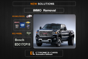 IMMO Off GM-Opel Bosch  EDC17CP18 Electronics Cars Automotive Software