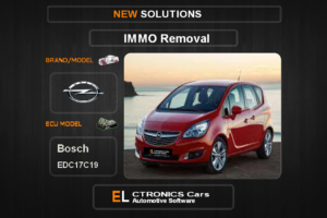 IMMO Off GM-Opel Bosch EDC17C19 Electronics Cars Automotive Software