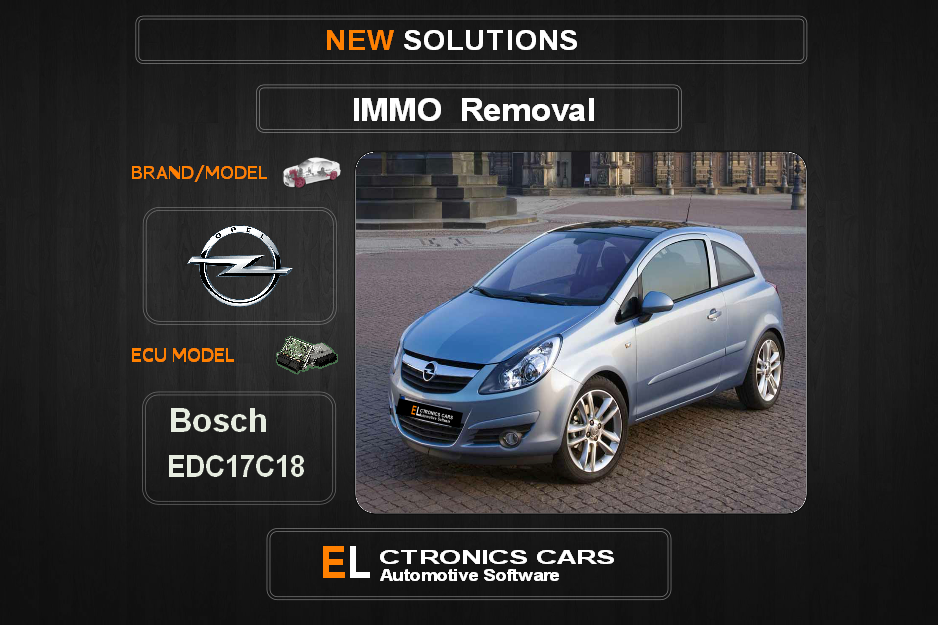 IMMO Off GM-Opel Bosch EDC17C18 Electronics Cars Automotive Software
