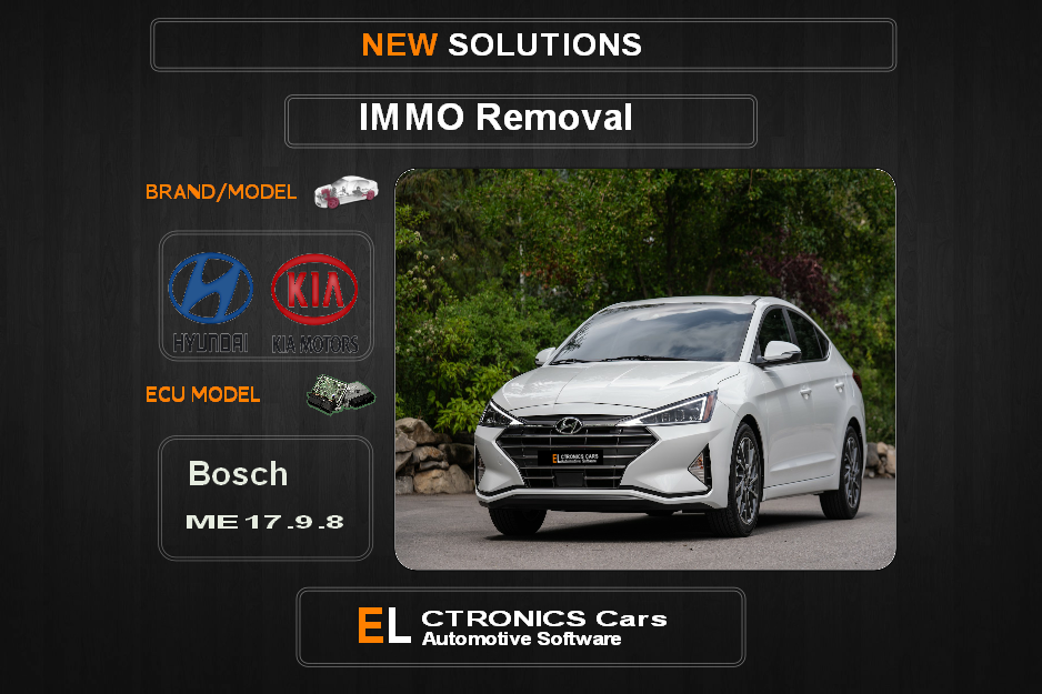 IMMO Off kia-hyundai Bosch ME17.9.8 Electronics Cars Automotive Software