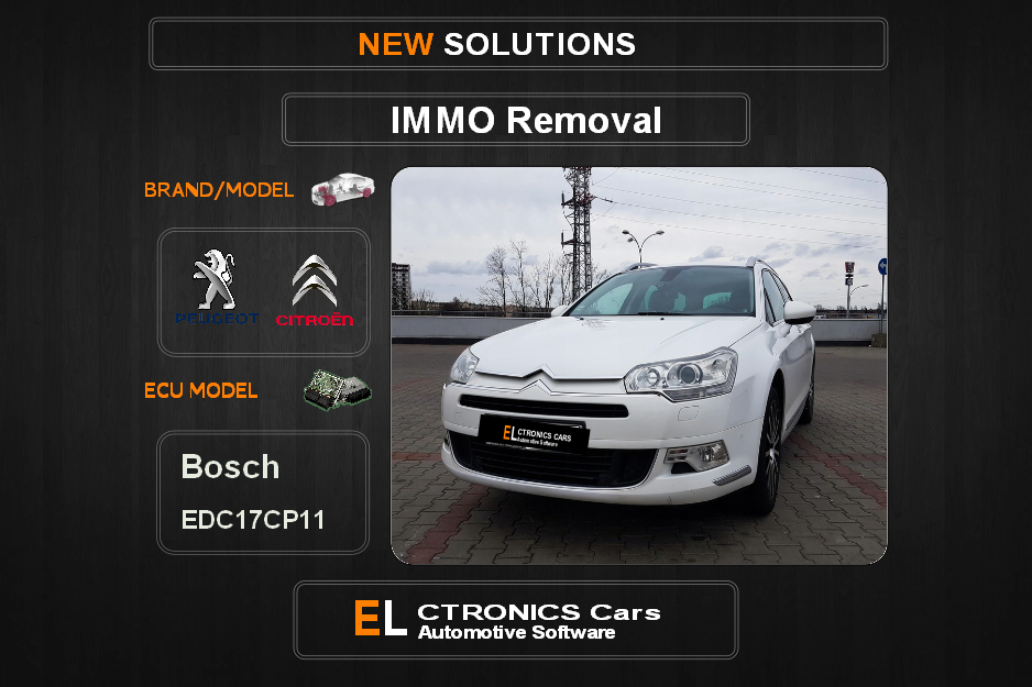 IMMO Off Peugeot-Citroen Bosch EDC17CP11 Electronics Cars Automotive Software