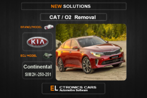 Lambda O2 removal kia-hyundai Siemens SIM2K-250-251 Electronics cars Automotive software