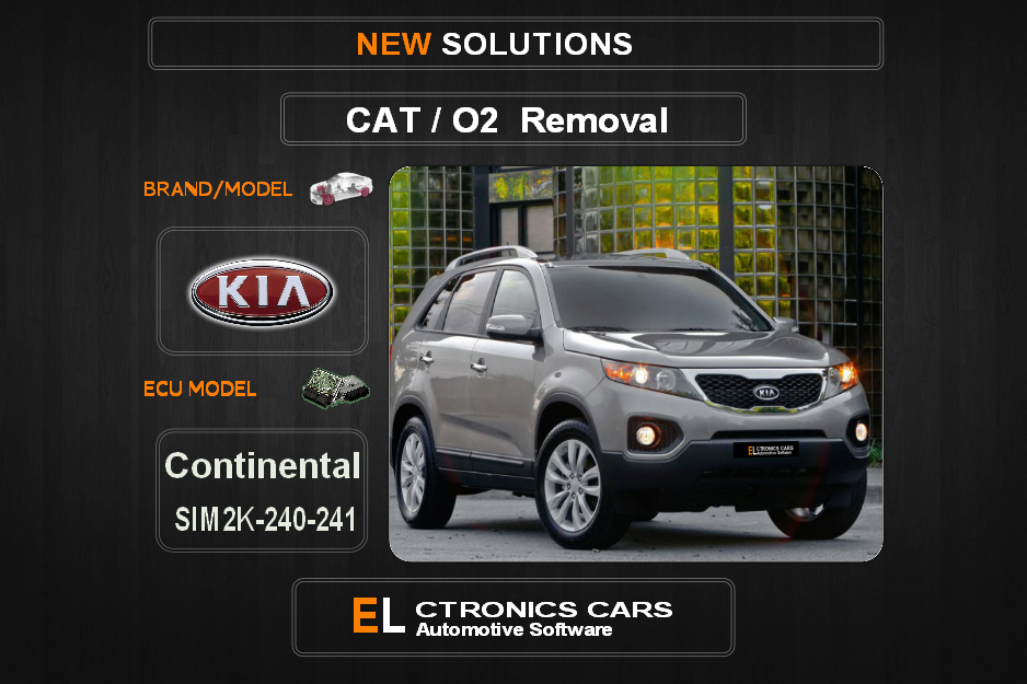 Lambda O2 removal kia-hyundai Siemens SIM2K-240-241 Electronics cars Automotive software