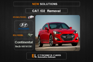 Lambda O2 removal kia-hyundai Siemens SIM2K-140-141-341 Electronics cars Automotive software
