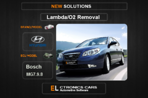 Lambda O2 removal kia-hyundai Bosch M(G)7.9.8 Electronics cars Automotive software