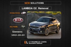Lambda O2 removal kia-hyundai Siemens SIM2K-260-261 Electronics cars Automotive software