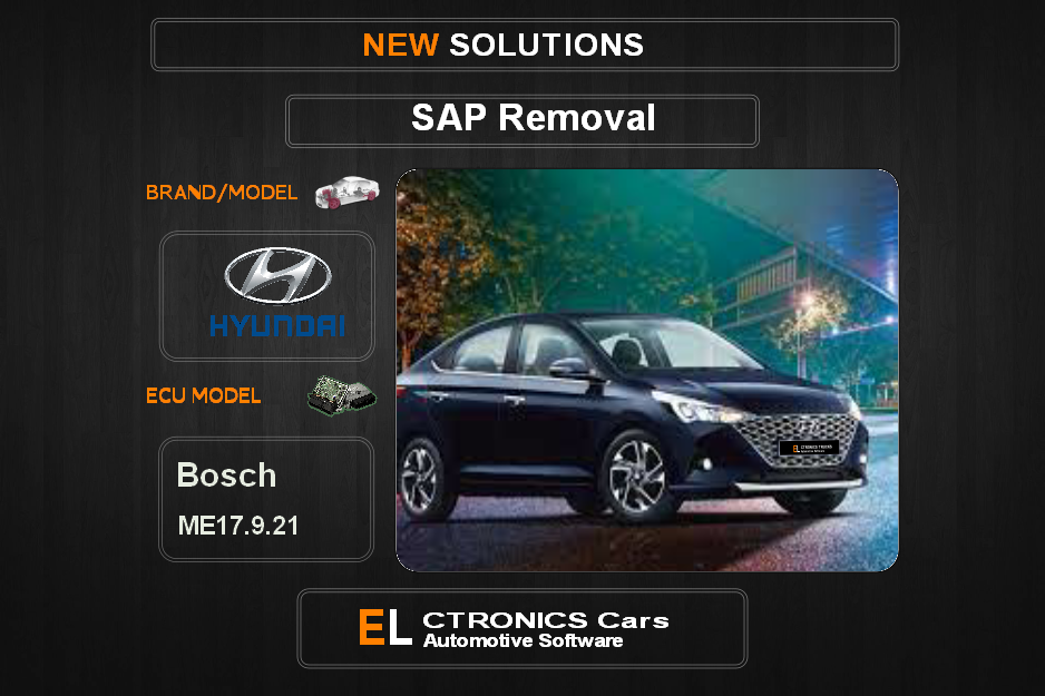 SAP OFF kia-hyundai Bosch ME17.9.21 Electronics cars Automotive software