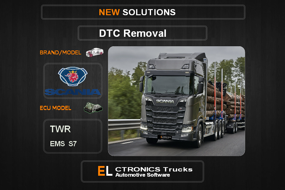 DTC OFF Scania-Truck EMS S7 Electronics Trucks Automotive software