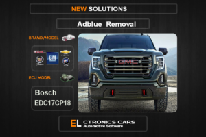 AdBlue OFF GM-Opel Bosch  EDC17CP18 Electronics Cars Automotive Software