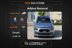AdBlue OFF Peugeot-Citroen Delphi DCM7.1B Electronics Cars Automotive Software