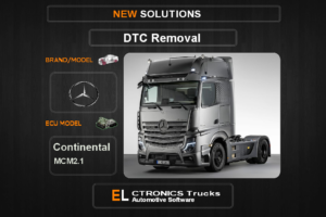 DTC OFF Mercedes-Truck Continental MCM2.1 Electronics Trucks Automotive software