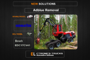 AdBlue OFF Komatsu Bosch EDC17CV41 Electronics Trucks Automotive Software