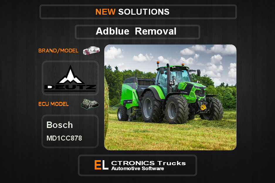 AdBlue OFF Deutz Bosch MD1CC878 Electronics Trucks Automotive Software